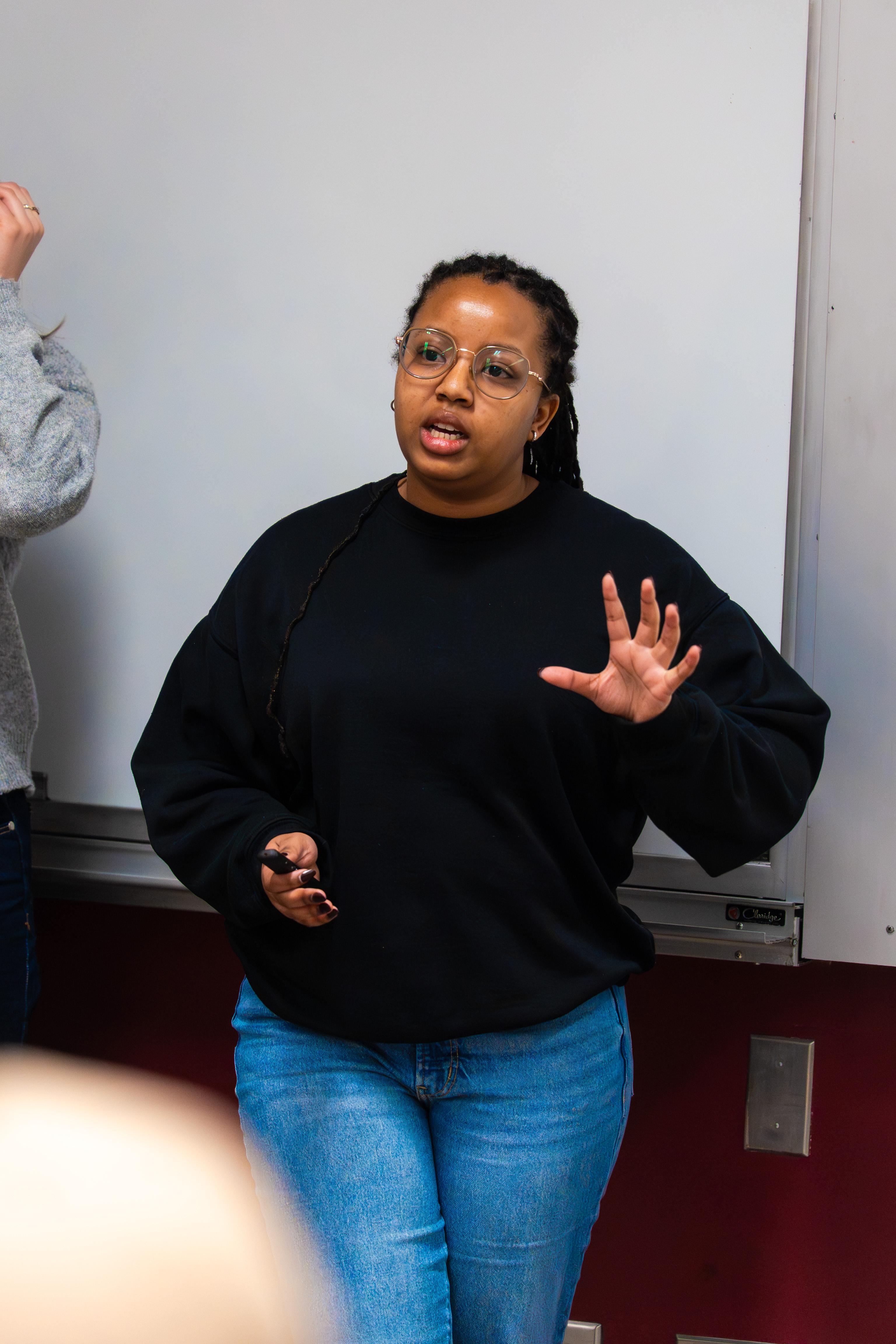 Makena presenting to IE 2298